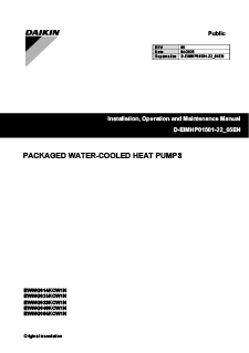 EWWQ-KC_Installation.Operation.Maintenance manual_D-EIMHP01501-22_05_English download